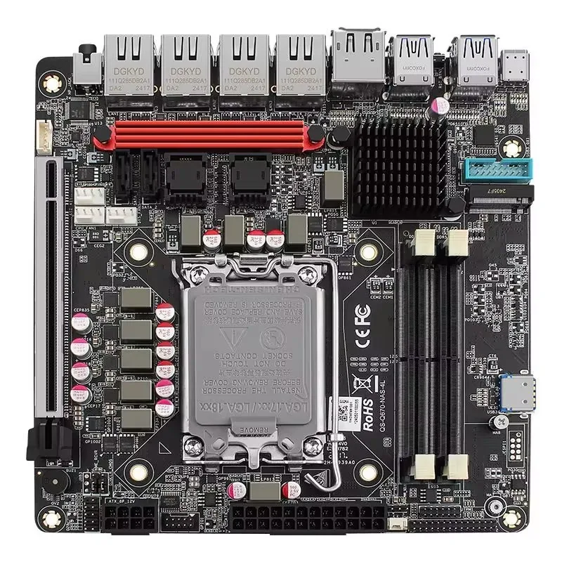 vPro Q670 NAS Motherboard Max  - огляд і ціна Lga 1700 Ddr5 Itx Motherboard