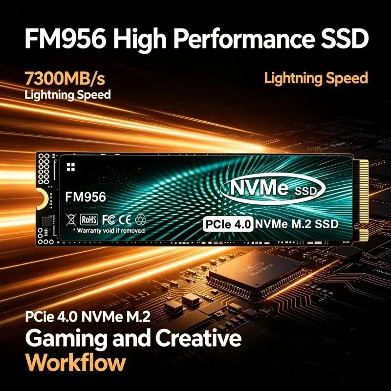 Original FM956 M.2 2280 NVMe S - огляд і ціна M.2 Nvme 4Tb Pcie 4.0 Ssd