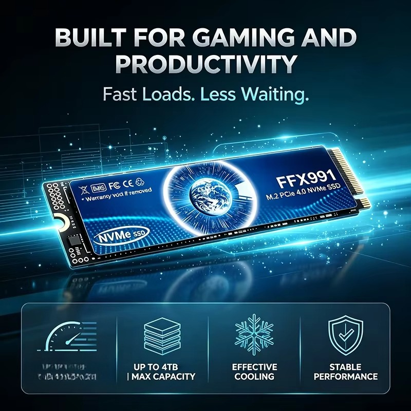 FFX991 M.2 NVMe PCIe 4.0 Inter - огляд і ціна M.2 Nvme 4Tb Pcie 4.0 Ssd