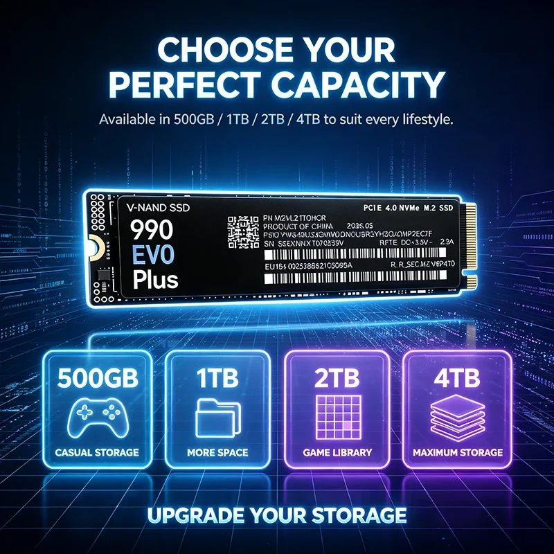 M.2 NVMe SSD 990 EVO Plus 500G - огляд і ціна M.2 Nvme 4Tb Pcie 4.0 Ssd