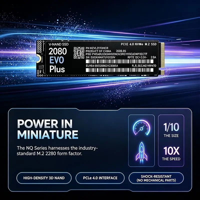 2080 EVO Plus M.2 NVMe 2280 PC - огляд і ціна M.2 Nvme 4Tb Pcie 4.0 Ssd