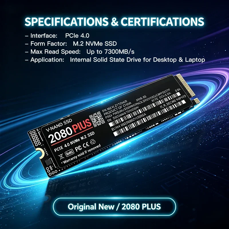M.2 NVMe PCIe 4.0 SSD 2080 PLU - огляд і ціна M.2 Nvme 4Tb Pcie 4.0 Ssd