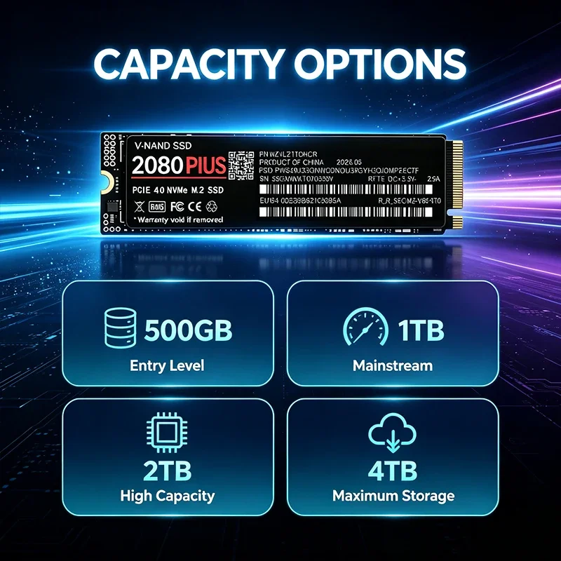 M.2 NVMe PCIe 4.0 SSD 2080 PLU - огляд і ціна M.2 Nvme 4Tb Pcie 4.0 Ssd