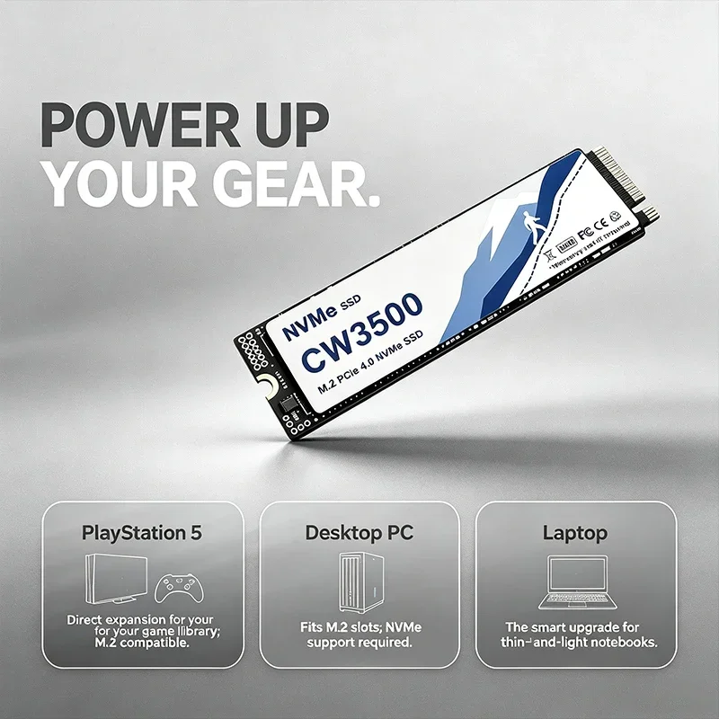 CW3500 500GB 1TB 2TB 4TB M.2 N - огляд і ціна M.2 Nvme 4Tb Pcie 4.0 Ssd