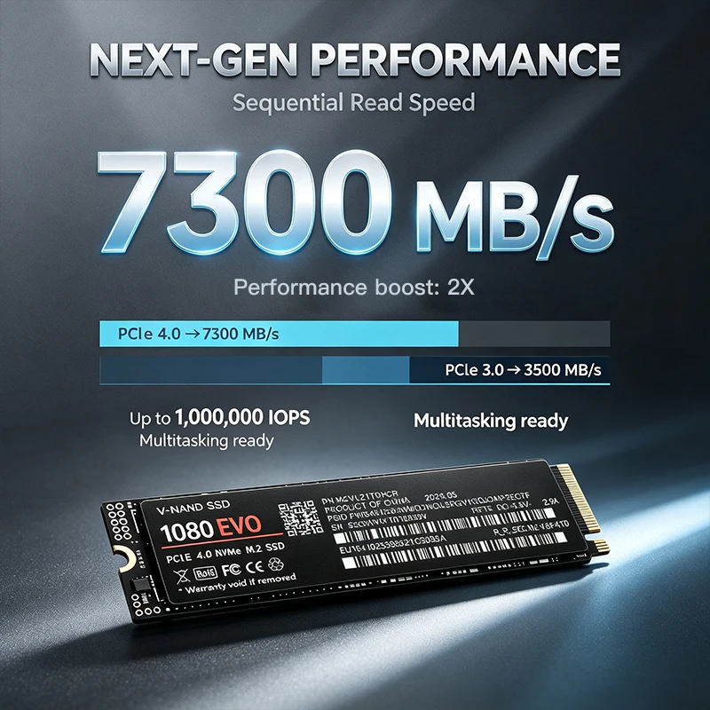 M.2 NVMe PCIe 4.0 SSD 1080 EVO - огляд і ціна M.2 Nvme 4Tb Pcie 4.0 Ssd
